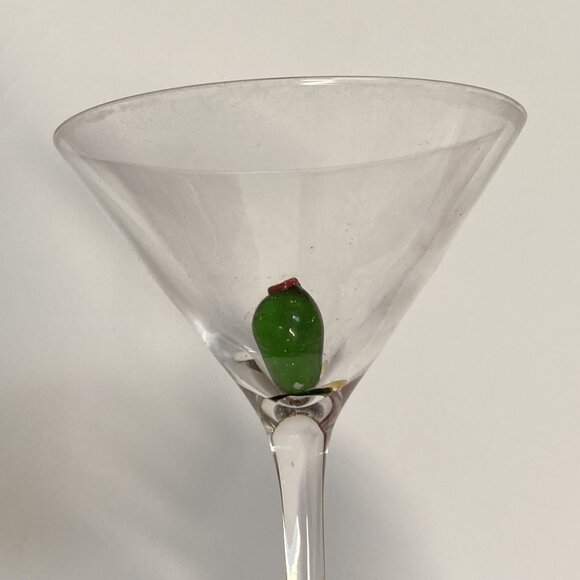 Martini Glasses by Potpourri Designs, Set of 8, Vintage, Handmade - Picture 6 of 9